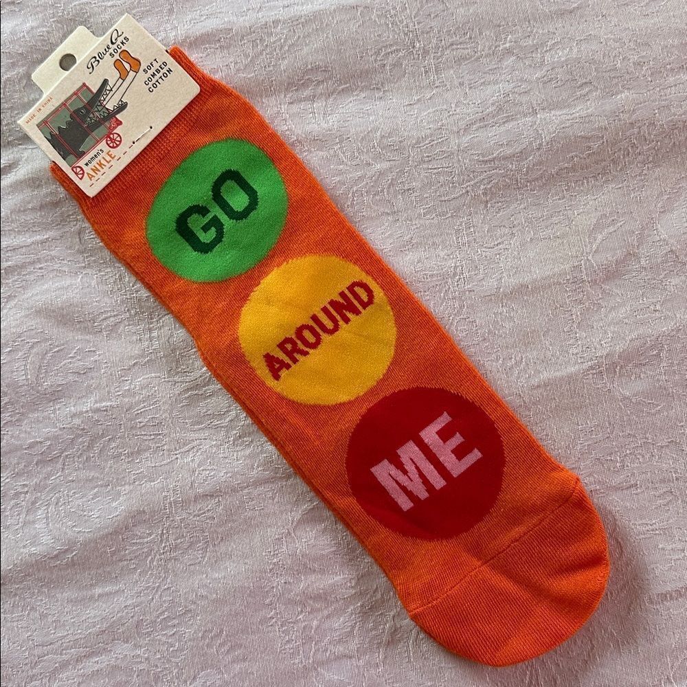 Blue Q Womens Cotton Ankle Socks Go Around Me